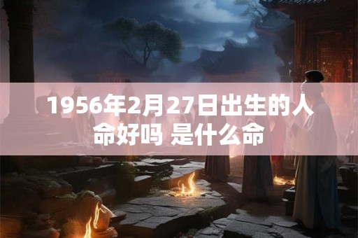1956年2月27日出生的人命好吗 是什么命