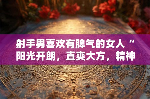 射手男喜欢有脾气的女人“阳光开朗，直爽大方，精神独立”是关键