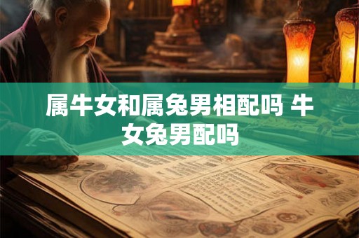 属牛女和属兔男相配吗 牛女兔男配吗