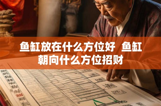 鱼缸放在什么方位好 鱼缸朝向什么方位招财 鱼缸放在什么方位好 鱼缸朝向什么方位招财