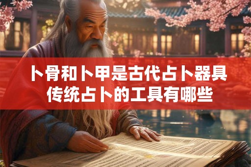 卜骨和卜甲是古代占卜器具  传统占卜的工具有哪些