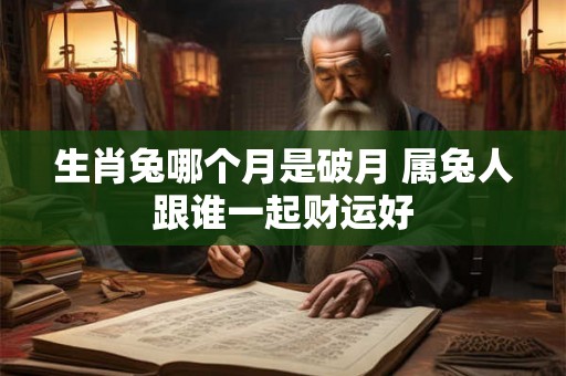 生肖兔哪个月是破月 属兔人跟谁一起财运好
