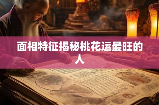 面相特征揭秘桃花运最旺的人
