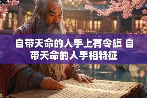 自带天命的人手上有令旗 自带天命的人手相特征
