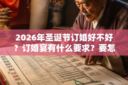 2026年圣诞节订婚好不好？订婚宴有什么要求？要怎么做？