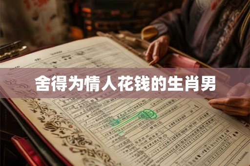 舍得为情人花钱的生肖男
