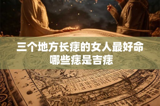 三个地方长痣的女人最好命 哪些痣是吉痣