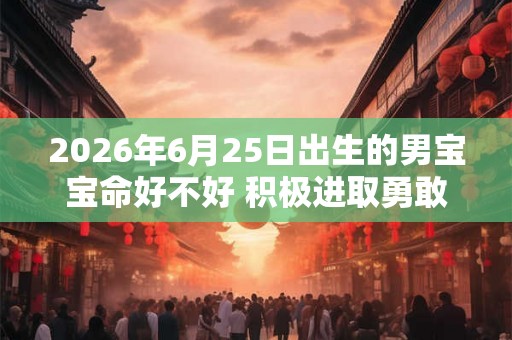 2026年6月25日出生的男宝宝命好不好 积极进取勇敢果决