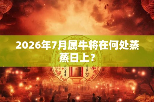 2026年7月属牛将在何处蒸蒸日上？