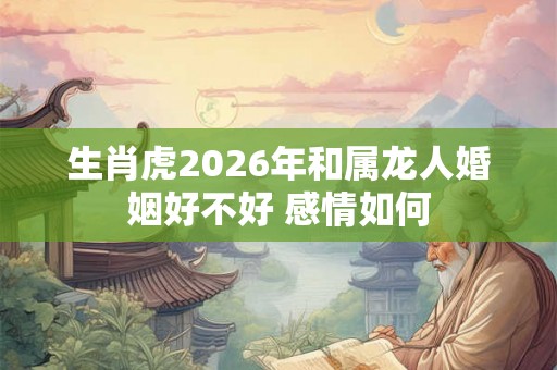生肖虎2026年和属龙人婚姻好不好 感情如何