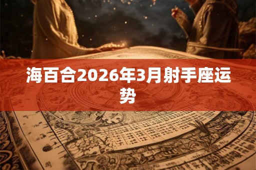 海百合2026年3月射手座运势