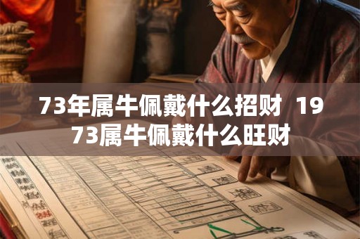 73年属牛佩戴什么招财  1973属牛佩戴什么旺财