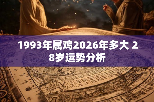 1993年属鸡2026年多大 28岁运势分析