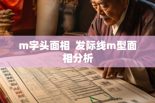m字头面相  发际线m型面相分析