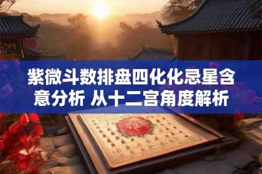 紫微斗数排盘四化化忌星含意分析 从十二宫角度解析忌星含义