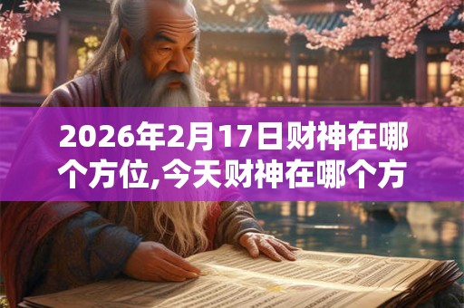 2026年2月17日财神在哪个方位,今天财神在哪个方位