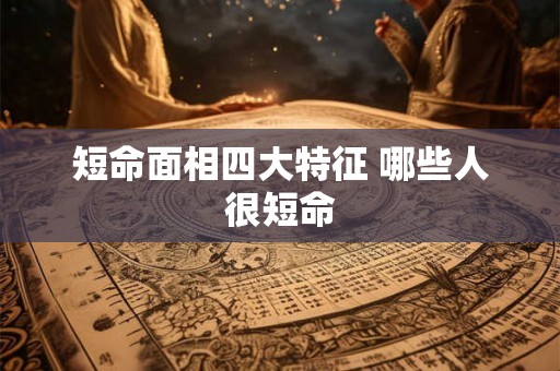 短命面相四大特征 哪些人很短命 短命面相四大特征 哪些人很短命