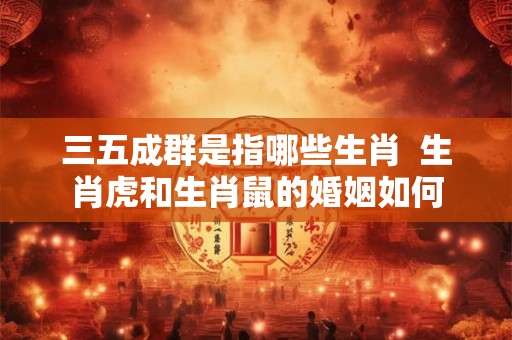三五成群是指哪些生肖  生肖虎和生肖鼠的婚姻如何