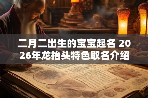二月二出生的宝宝起名 2026年龙抬头特色取名介绍