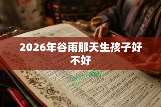2026年谷雨那天生孩子好不好