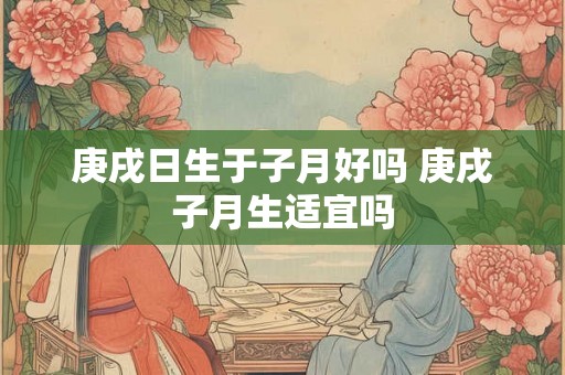 庚戌日生于子月好吗 庚戌子月生适宜吗 庚戌日生于子月好吗 庚戌子月生适宜吗