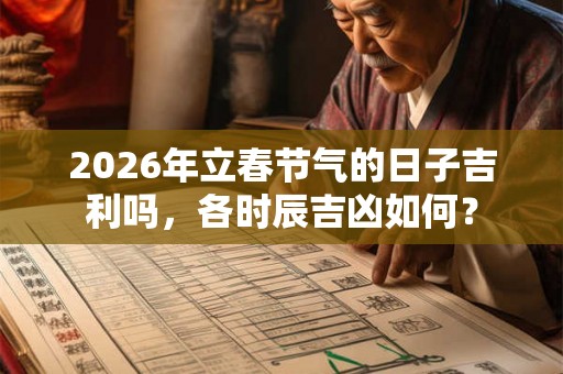 2026年立春节气的日子吉利吗,各时辰吉凶如何? 2026年立春节气的日子吉利吗,各时辰吉凶如何?