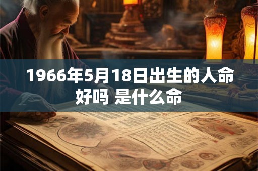 1966年5月18日出生的人命好吗 是什么命