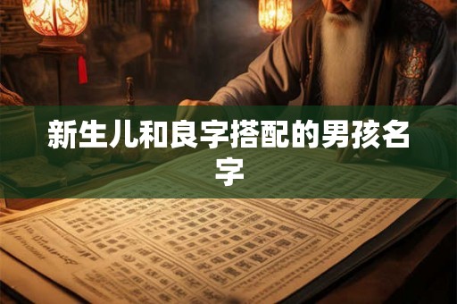 新生儿和良字搭配的男孩名字