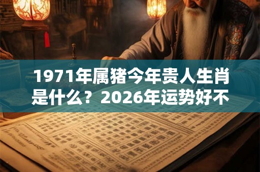 1971年属猪今年贵人生肖是什么?2026年运势好不好? 1971年属猪今年贵人生肖是什么?2026年运势好不好?