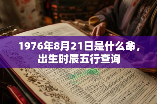 1976年8月21日是什么命,出生时辰五行查询 1976年8月21日是什么命,出生时辰五行查询