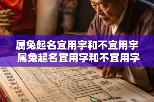 属兔起名宜用字和不宜用字 属兔起名宜用字和不宜用字有哪些 属兔起名宜用字和不宜用字 属兔起名宜用字和不宜用字有哪些