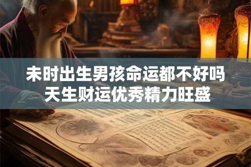未时出生男孩命运都不好吗 天生财运优秀精力旺盛