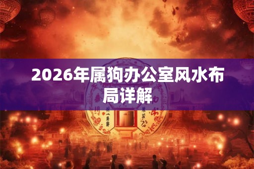 2026年属狗办公室风水布局详解 2026年属狗办公室风水布局详解