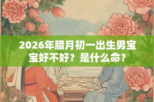 2026年腊月初一出生男宝宝好不好？是什么命？