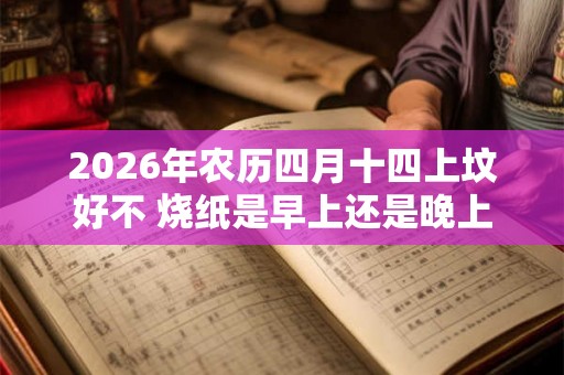 2026年农历四月十四上坟好不 烧纸是早上还是晚上好