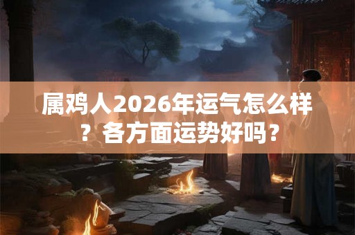 属鸡人2026年运气怎么样？各方面运势好吗？