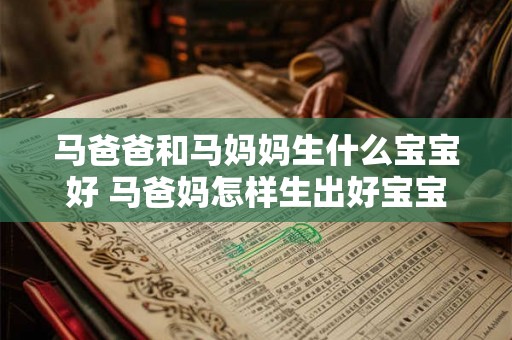 马爸爸和马妈妈生什么宝宝好 马爸妈怎样生出好宝宝 马爸爸和马妈妈生什么宝宝好 马爸妈怎样生出好宝宝