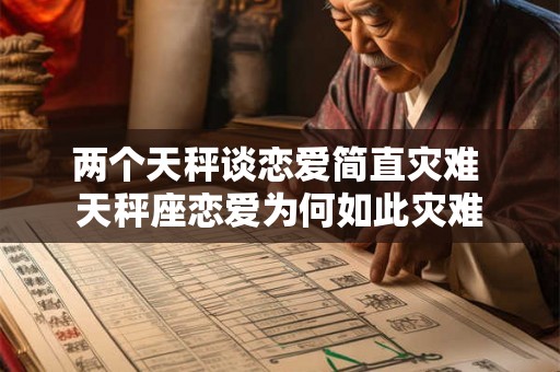 两个天秤谈恋爱简直灾难 天秤座恋爱为何如此灾难