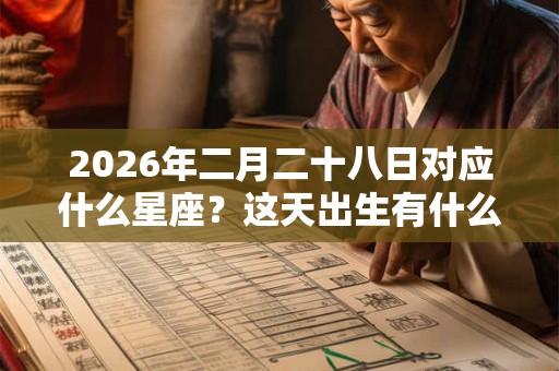2026年二月二十八日对应什么星座?这天出生有什么特点 2026年二月二十八日对应什么星座?这天出生有什么特点
