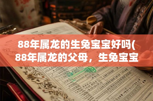 88年属龙的生兔宝宝好吗(88年属龙的父母，生兔宝宝是否孝顺顺利？)