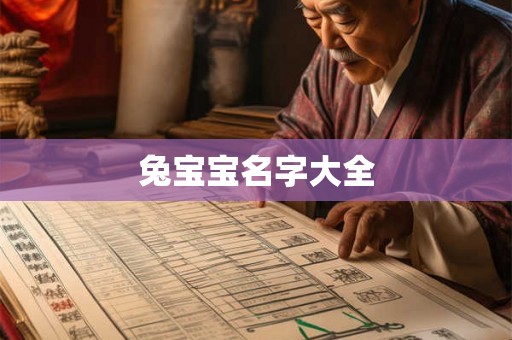 兔宝宝名字大全 兔宝宝名字大全