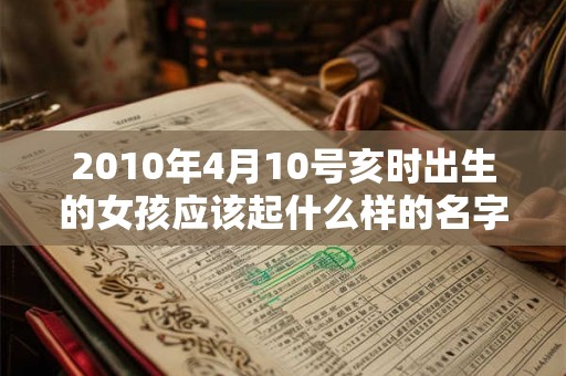 2010年4月10号亥时出生的女孩应该起什么样的名字