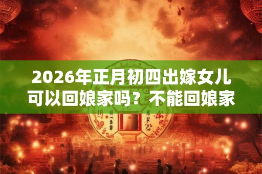 2026年正月初四出嫁女儿可以回娘家吗？不能回娘家的日子？