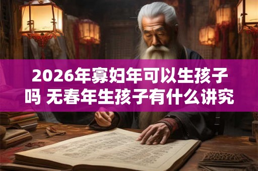 2026年寡妇年可以生孩子吗 无春年生孩子有什么讲究