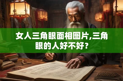 女人三角眼面相图片,三角眼的人好不好？