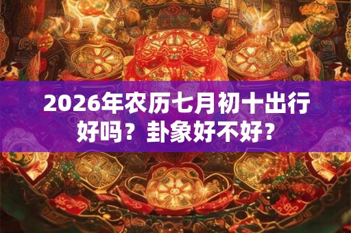 2026年农历七月初十出行好吗？卦象好不好？