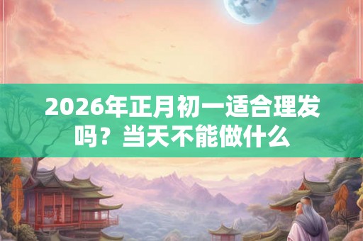 2026年正月初一适合理发吗？当天不能做什么