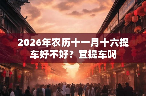 2026年农历十一月十六提车好不好?宜提车吗 2026年农历十一月十六提车好不好?宜提车吗