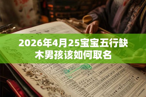 2026年4月25宝宝五行缺木男孩该如何取名