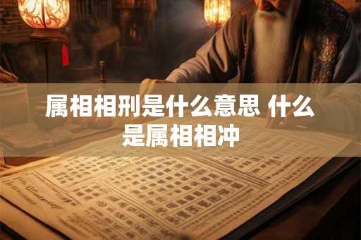 属相相刑是什么意思 什么是属相相冲